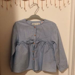 Zara baby girl blouse size 2/3